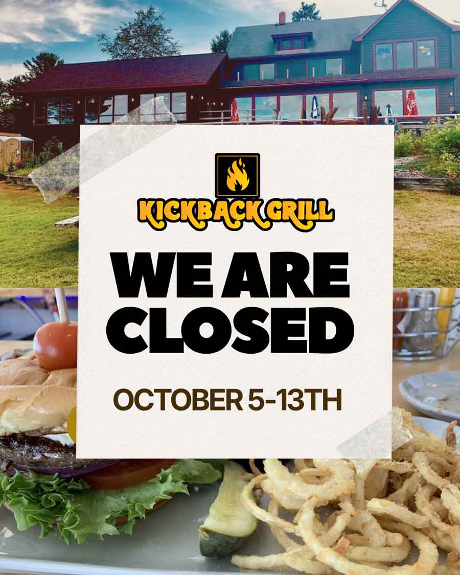 Kickback Grill early oct closure 2026